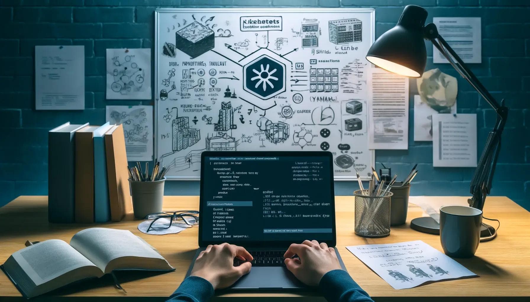 Et AI-generert bilde av hvordan å øve til eksamen